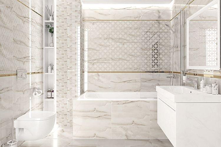 Дизайн ванной комнаты 2021 - фото реальных интерьеров