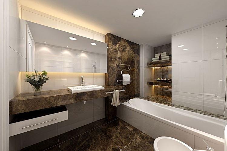 Дизайн ванной комнаты 2021 - фото реальных интерьеров