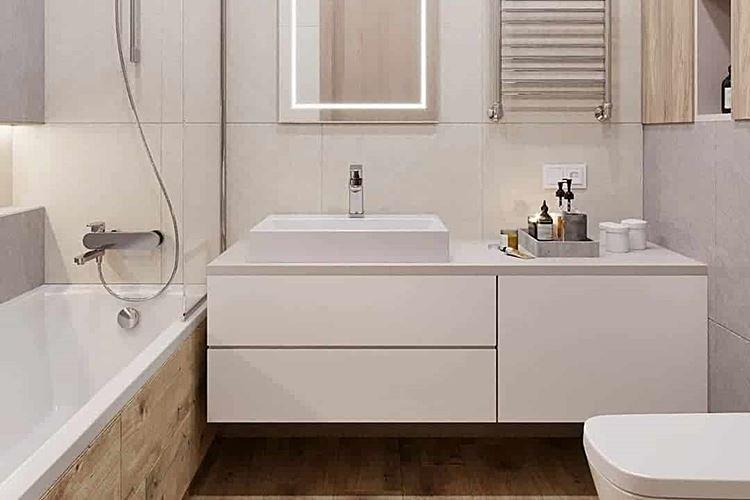 Дизайн ванной комнаты 2021 - фото реальных интерьеров