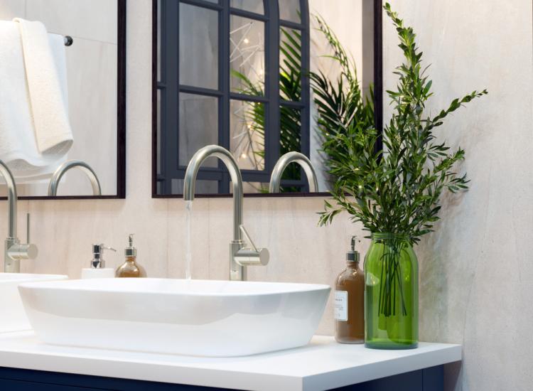 Дизайн ванной комнаты «Оттенки серого»