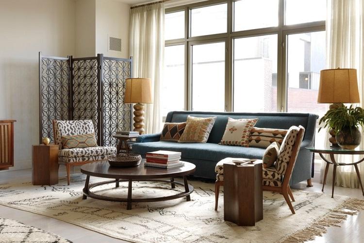 Зал в восточном стиле - Дизайн интерьера