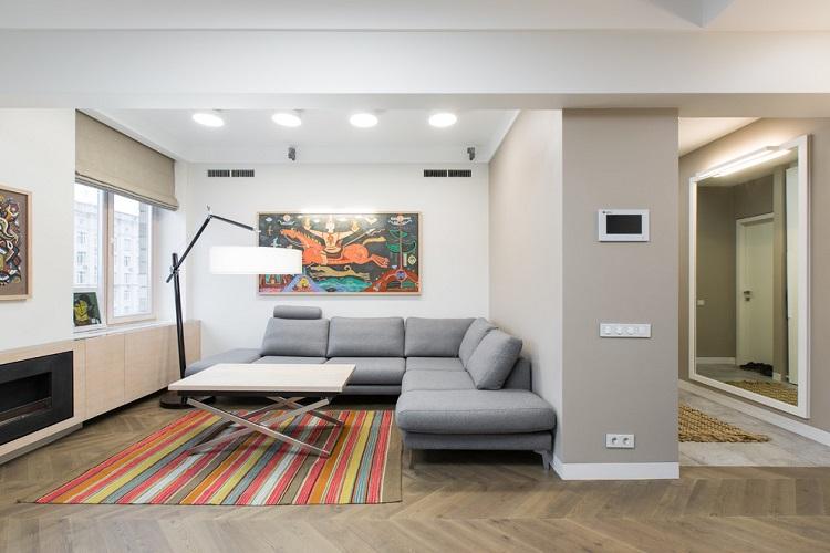 Дизайн зала в квартире - фото реальных интерьеров