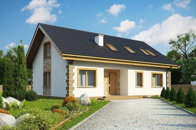 Материалы для строительства - Дом с мансардой