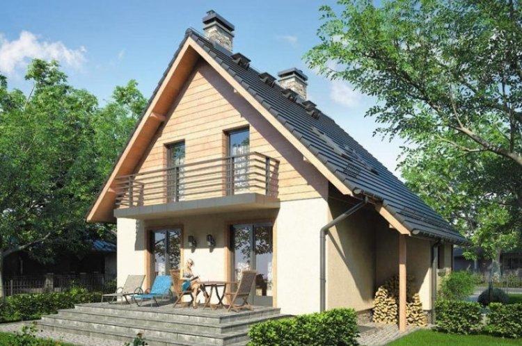 Дом 6 на 6 с мансардой - проекты и фото