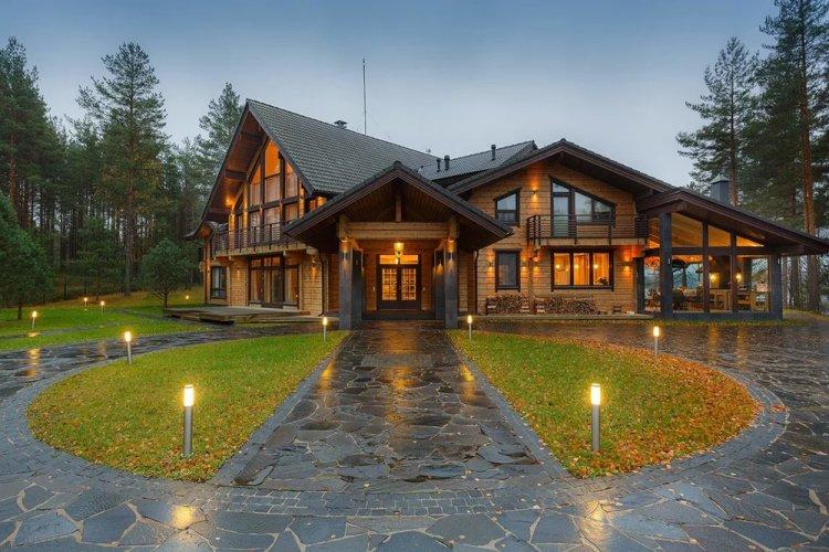 Дом в скандинавском стиле из дерева - проекты и фото