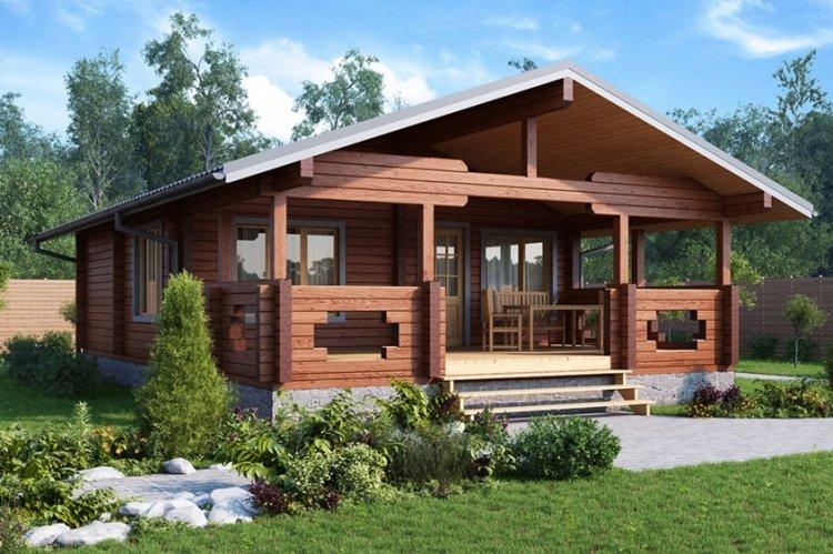 Дом в скандинавском стиле из дерева - проекты и фото