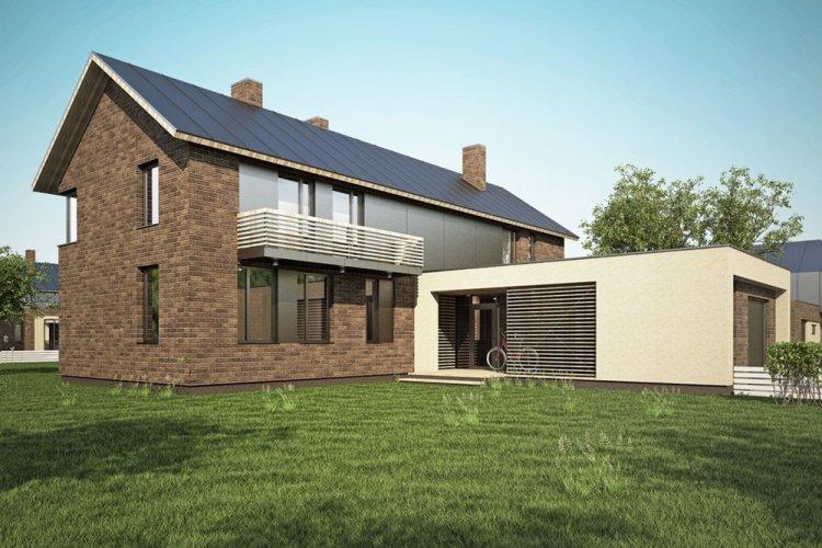 Дом в скандинавском стиле из кирпича - проекты и фото