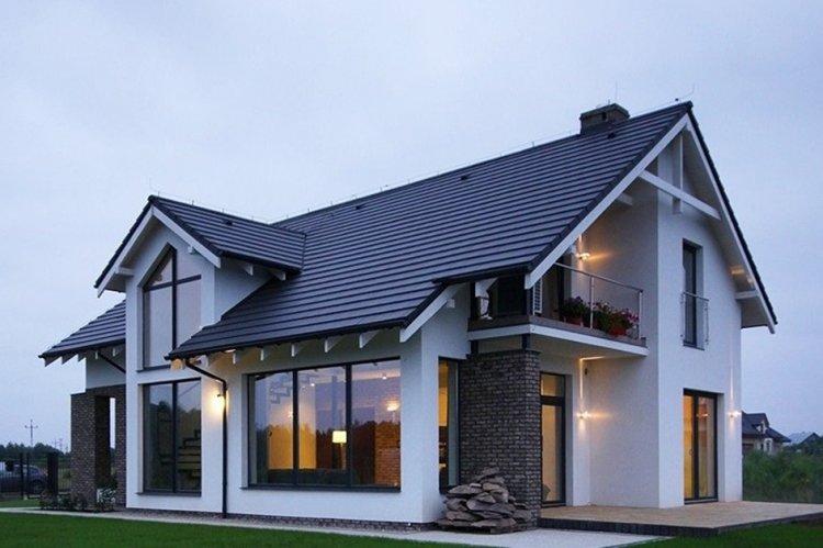 Дом в скандинавском стиле из блоков - проекты и фото