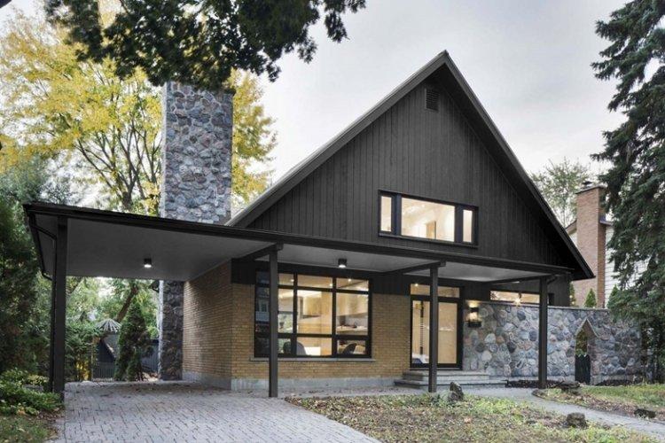 Дом в скандинавском стиле с мансардой - проекты и фото