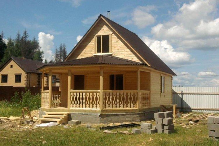 Дом из бруса 6 на 6 - проекты и фото