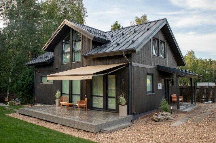 Дом из бруса в скандинавском стиле - проекты и фото