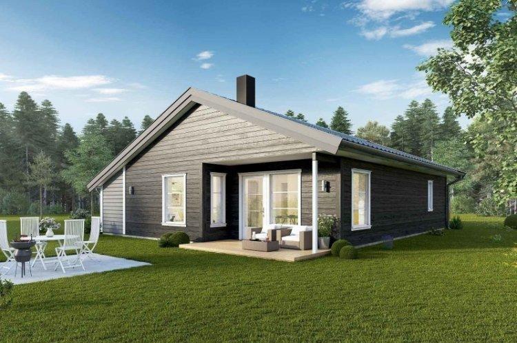 Дом из бруса в скандинавском стиле - проекты и фото