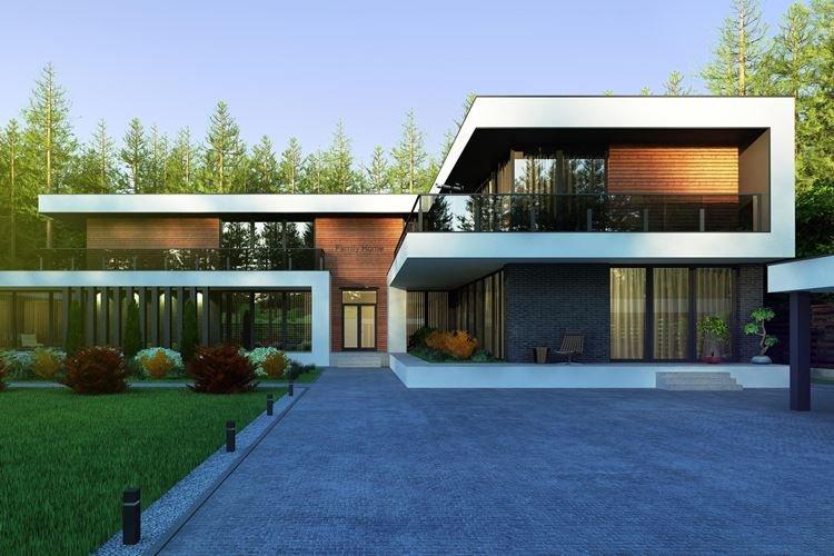 Дома в стиле хай-тек - проекты и фото