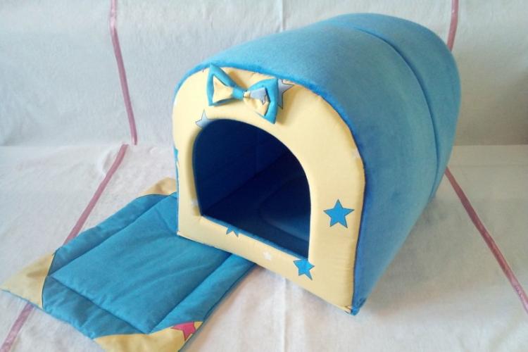 Уютный домик для кошки из ткани - Домик для кошки своими руками
