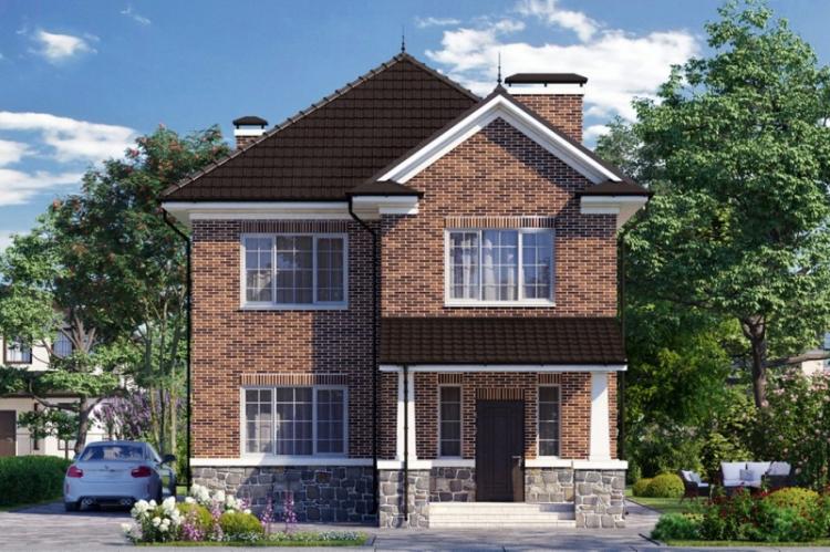 Двухэтажные дома: красивые проекты (100+ фото)
