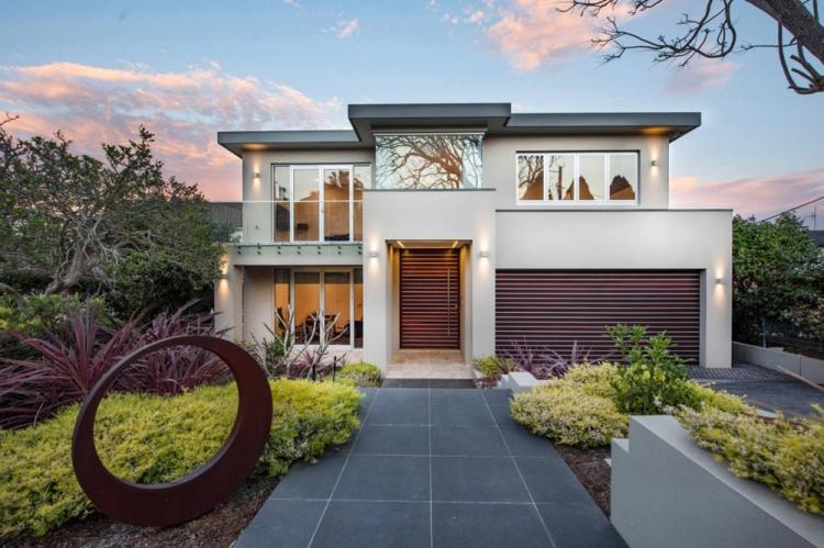 Двухэтажные дома с плоской крышей - проекты и фото