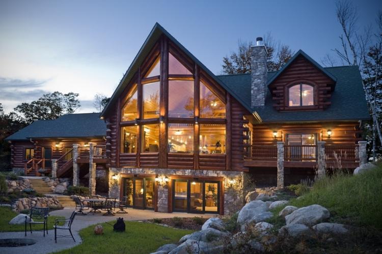 Двухэтажные дома в стиле шале - проекты и фото