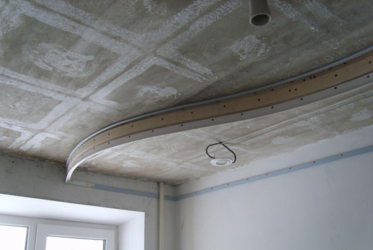 Тонкости монтажа - Двухуровневые натяжные потолки