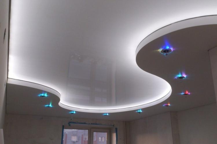 Тонкости монтажа - Двухуровневые натяжные потолки