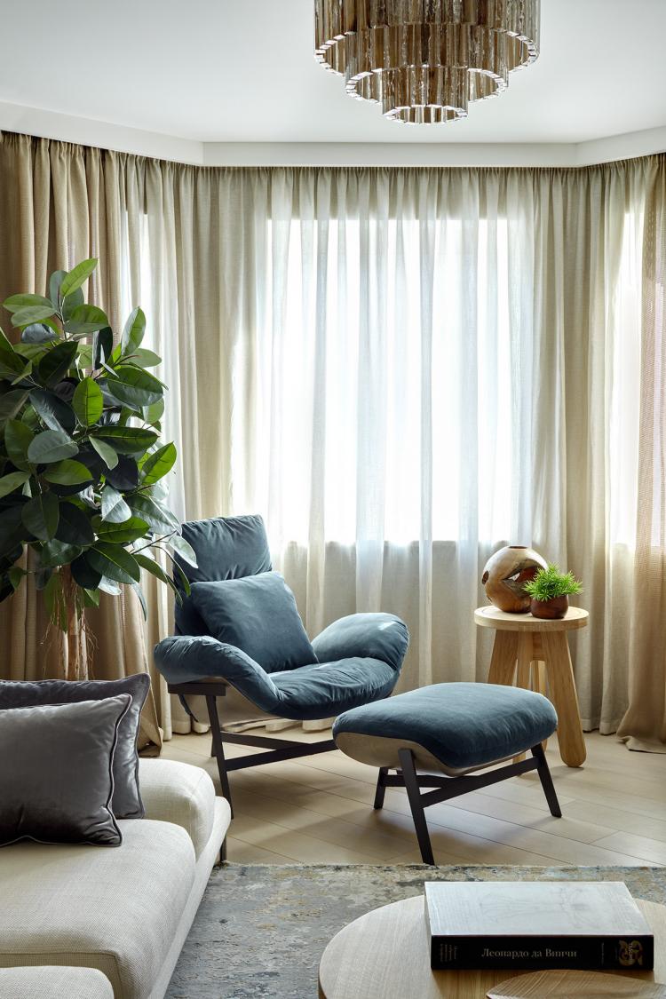 Экологичный интерьер квартиры 80 кв.м., Москва