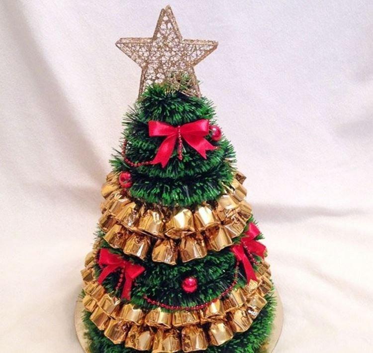 Елка из конфет своими руками - фото и идеи