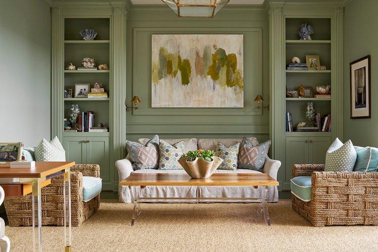 Фисташковый с бежевым - Сочетание цветов в интерьере