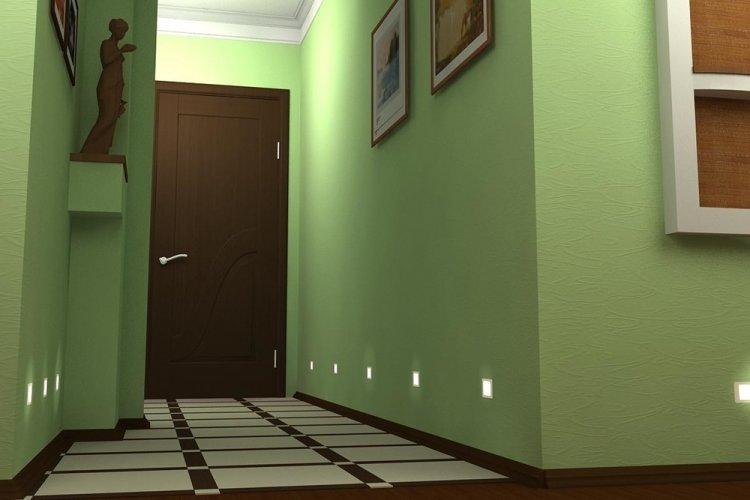 Фисташковый цвет в прихожей - дизайн фото