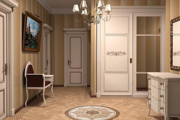 Прихожая в классическом стиле