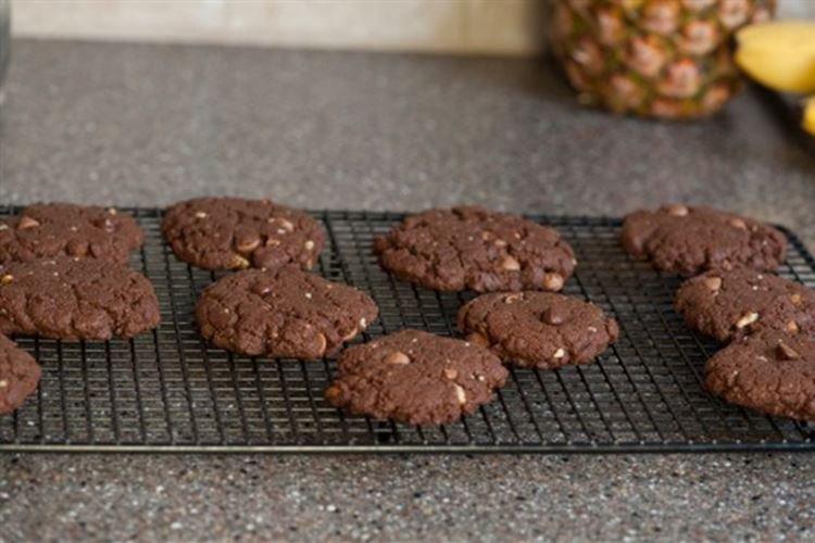 Шоколадное печенье без муки