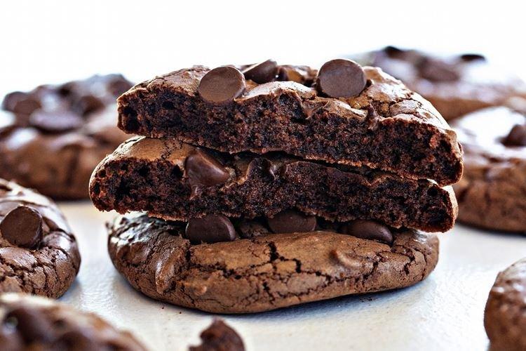 Шоколадное печенье без яиц