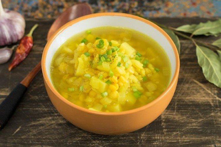 Постный гороховый суп