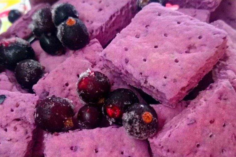 Постное ягодное печенье