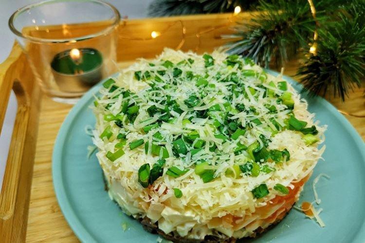 Мимоза под сыром