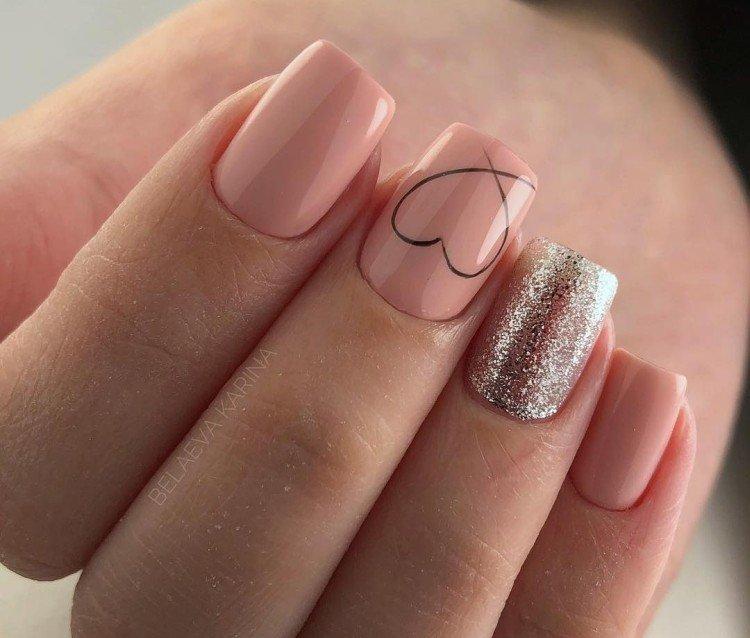 Нюдовый маникюр - фото и идеи