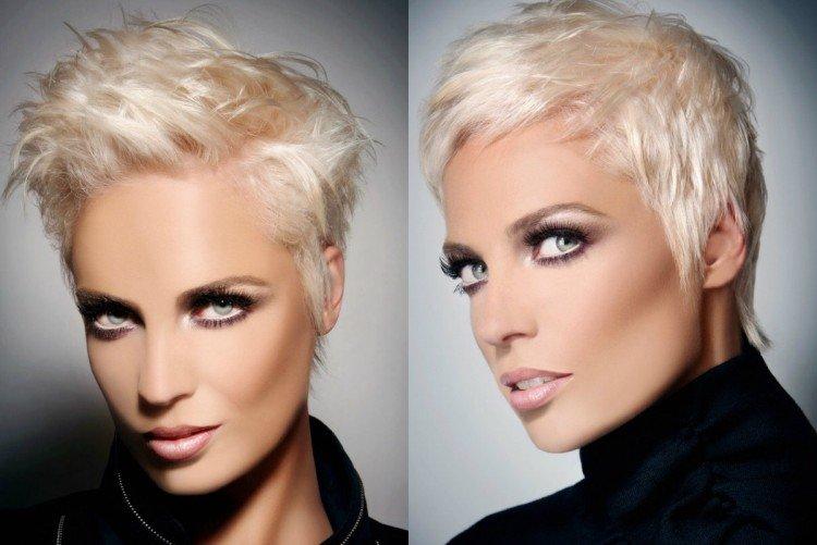 Яркая стрижка пикси с короткой челкой 2021