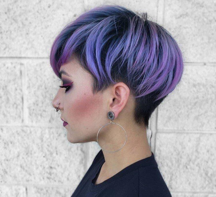 Яркие и креативные окрашивания пикси