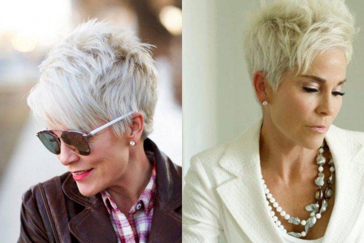 Гармоничная пикси с косой челкой