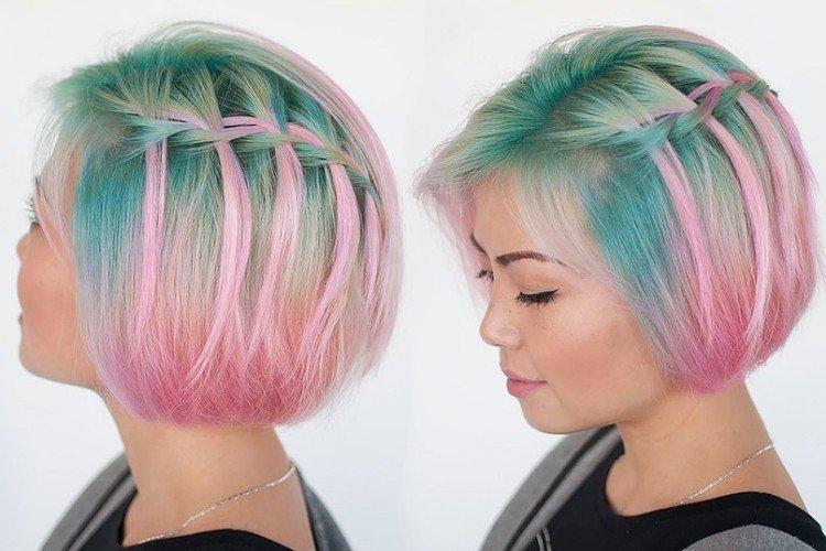 Цветное пастельное окрашивание