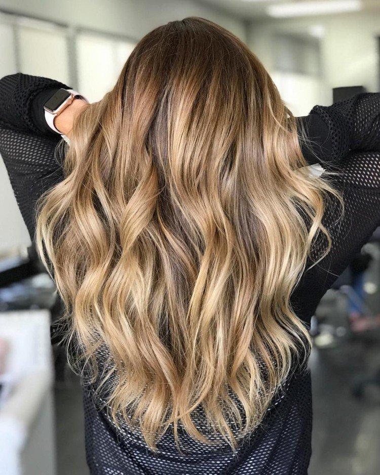Окрашивание балаяж – фото примеров