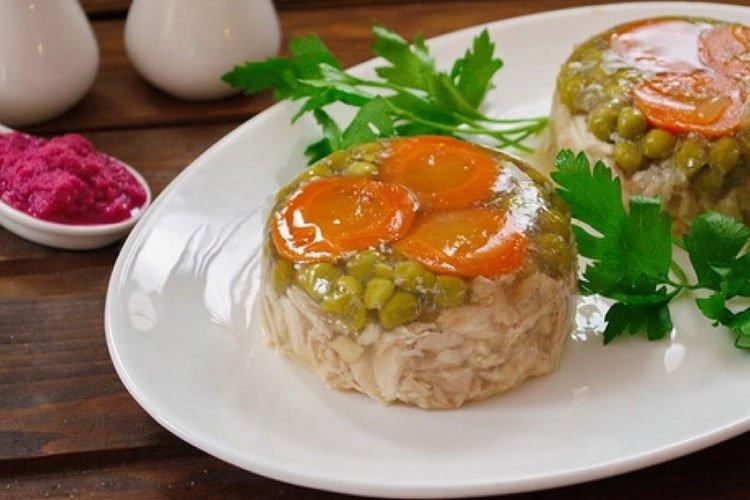 Холодец из индейки и говядины