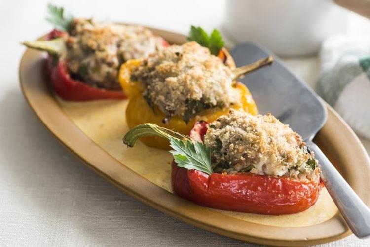 Фаршированные перцы с индейкой