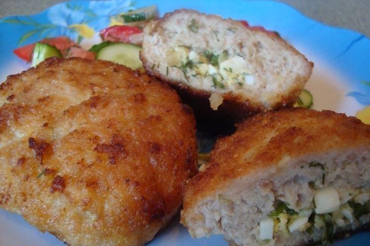 Зразы из фарша индейки