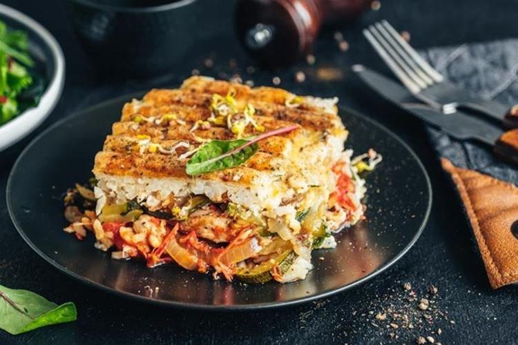 Запеканка с курицей и рисом