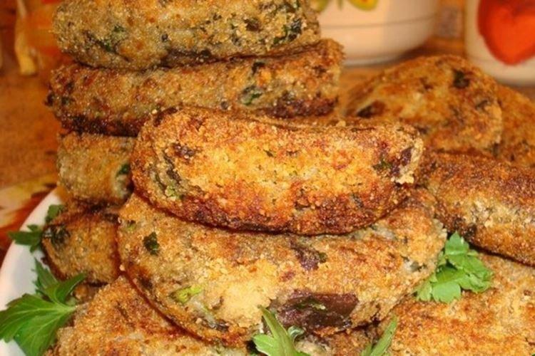 Котлеты из баклажанов и сыра