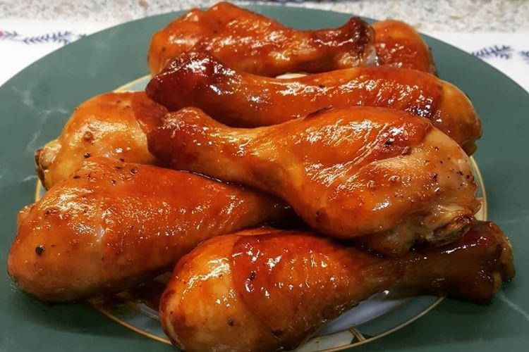 Куриные ножки в медово-лимонном соусе