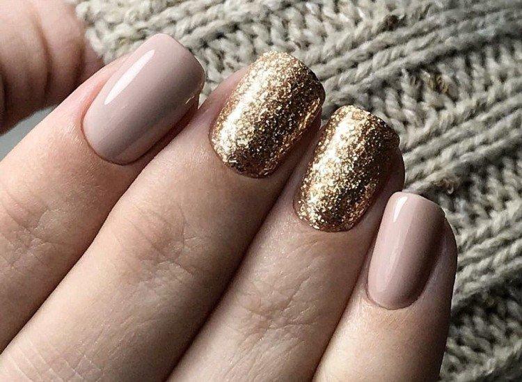 Бежевый маникюр - фото и идеи