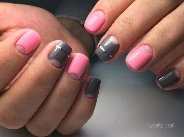 Розовый маникюр - фото и идеи