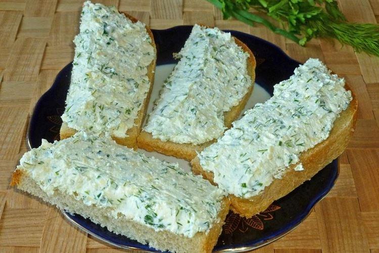 Зеленый творожно-овощной салат