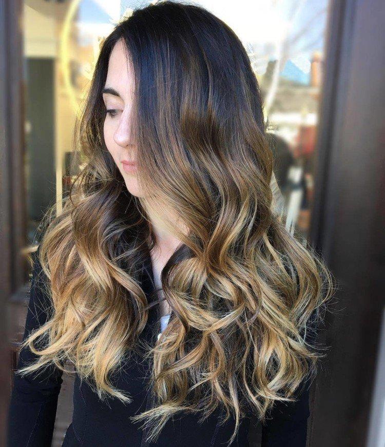 Окрашивание шатуш – фото и идеи