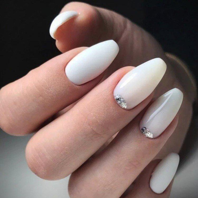 Молочный маникюр - фото и идеи